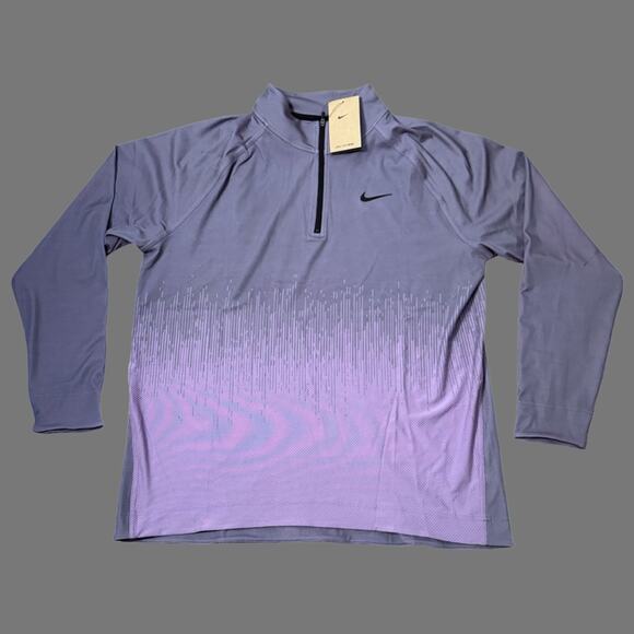 Nike Tour ADV 1/2 Zip Golf Top FD5833-509 Daybreak/Rush Fuchsia/Black Size L NWT